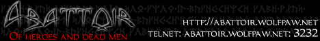 Abattoir banner